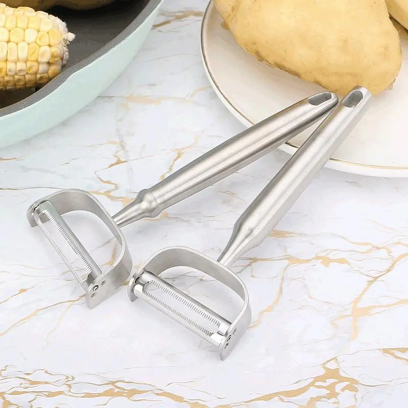 304不锈钢削皮器加厚瓜刨子家用刮皮厨房土豆皮水果刀去皮器