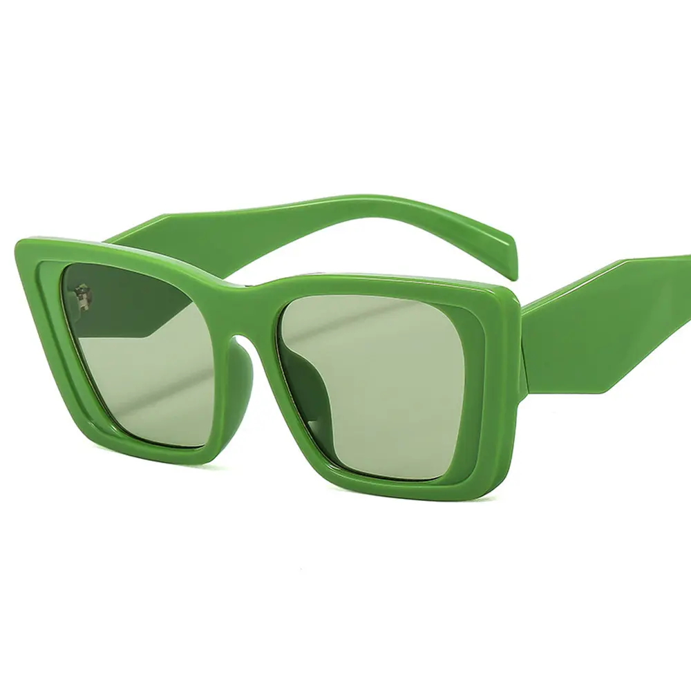 2025新款复古多边形太阳镜uv400糖果色热卖太阳镜sunglasses