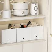 日式 书架直角收纳盒家用大号橱柜整理箱零食玩具塑料箱文件收纳筐