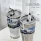 冷冰霸杯304不锈钢大容量水杯保冰杯制冷保冷杯车载咖啡杯厂货源