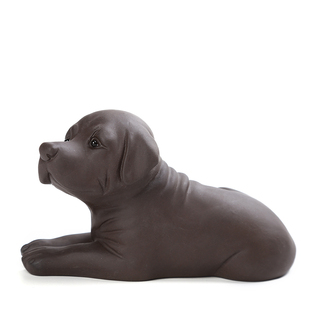 拉布拉多犬茶具茶盘配件 茶宠摆件精品可养紫砂狗茶玩创意个性