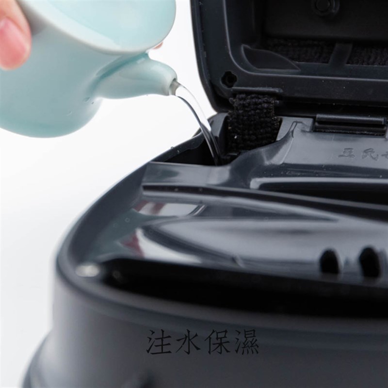 启明文房免洗笔砚台带盖密封保湿免洗书法专用墨盒多功能墨池四宝