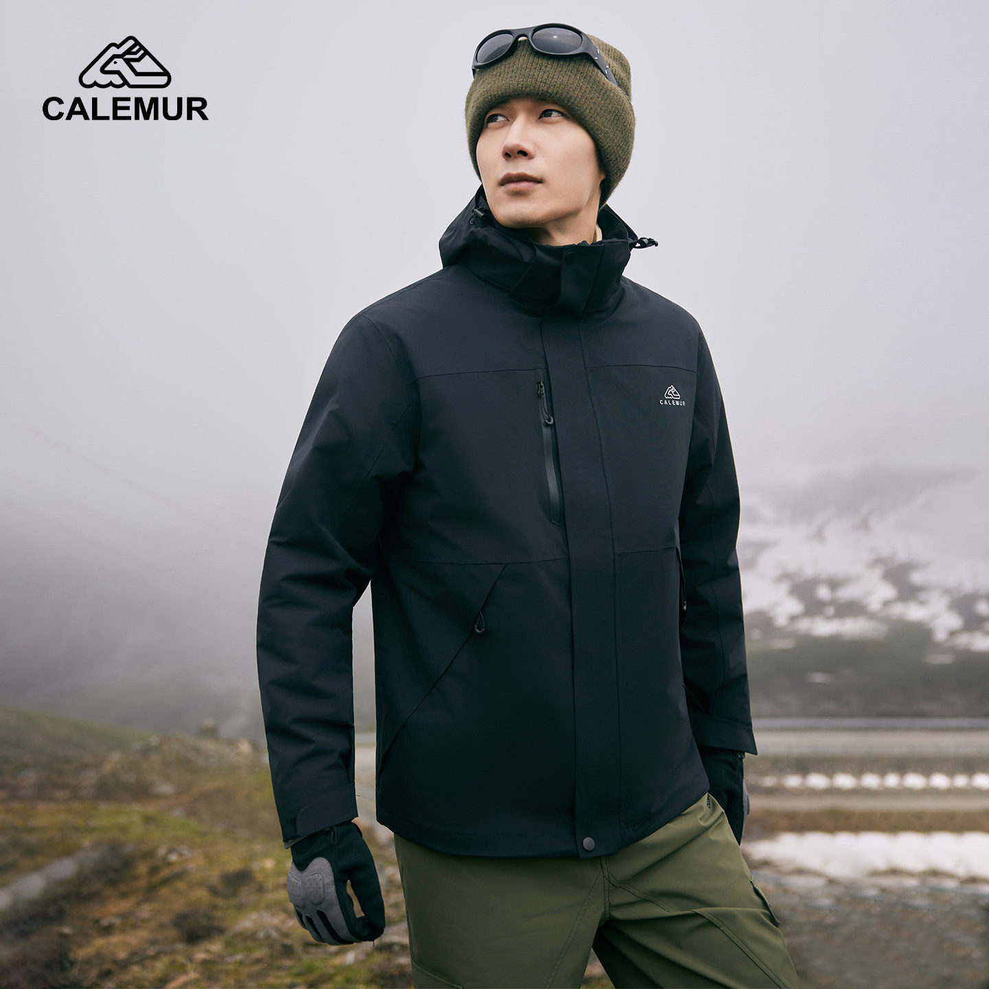 凯莱牧户外男款夹克2026春季新款登山服单壳防风防水外套