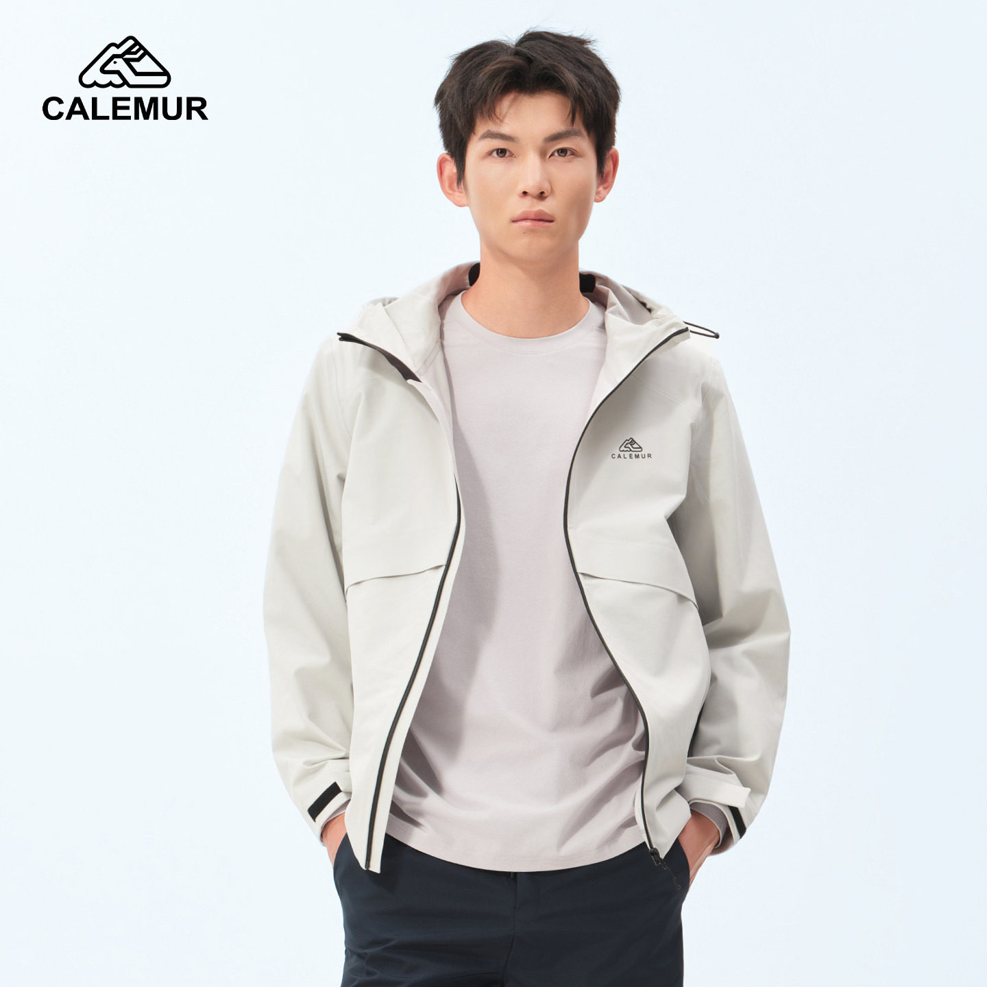 凯莱牧2026新款户外软壳衣男款夹克全压胶防风防雨登山服外套