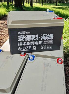 超威48v13a石墨烯电池12V13安超威电瓶12v电动车超威电池黑金原装