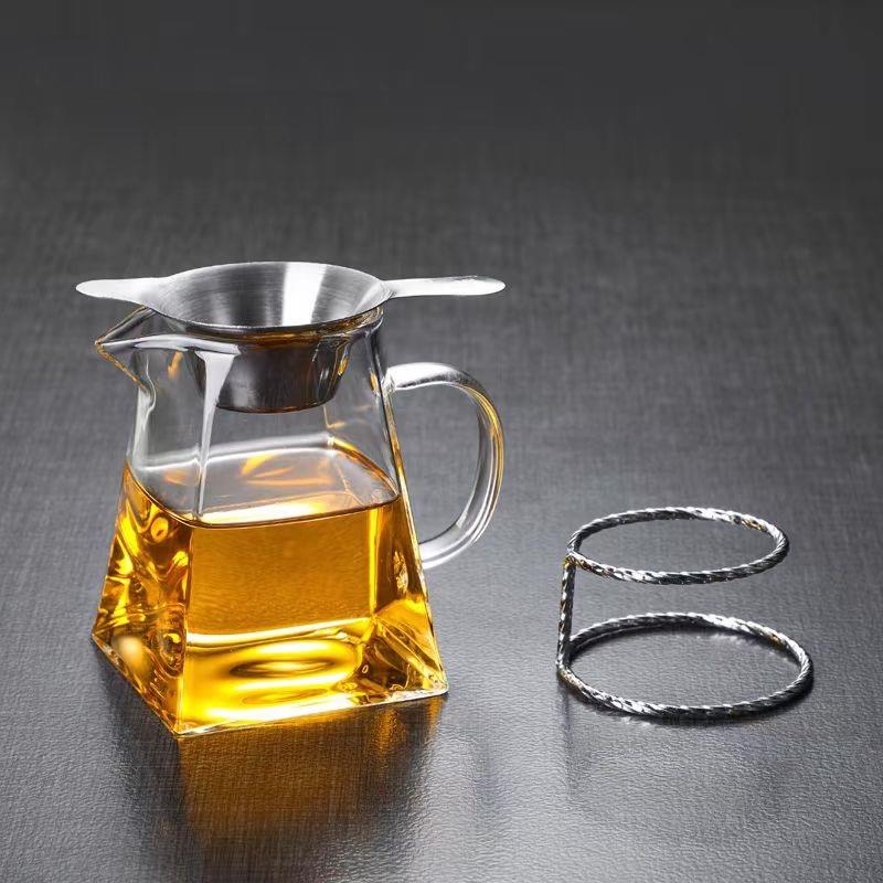 耐热加厚玻璃公道杯泡茶分茶器茶漏茶海套装功夫茶具大号公杯包邮