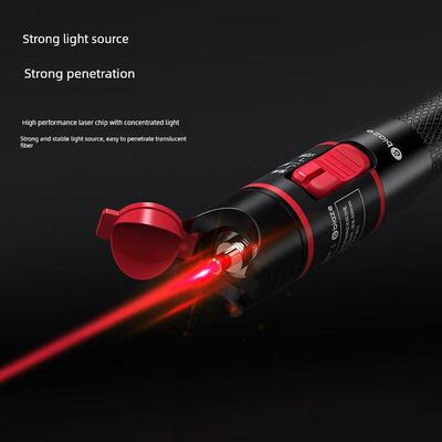 Biaz红光光纤测试笔10Mw红光光源测试笔Sc/Fc/St连接器Gj06