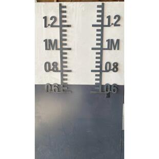 船用连体水尺载重线 一米 三个厚钢板 20元