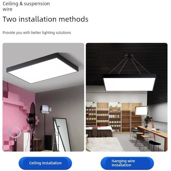 美发店专用灯超亮无影灯直播办公室吊灯理发店照明灯店铺商用顶灯