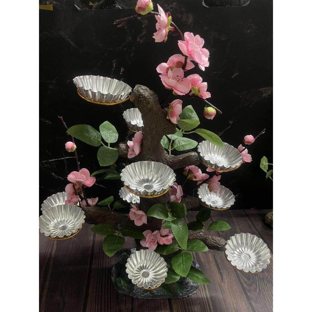 寿桃树摆件12孔18孔酒店礼品囍宴点缀个性创意装饰点心架餐具包邮