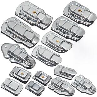 方型箱扣铁镀镍锁扣箱包搭扣挂扣木箱工具箱锁固定锁箱子配件酒盒