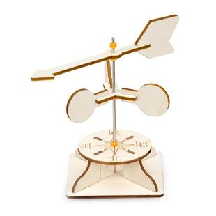 自制风向标科技小制作模型测风仪风速仪DIY科学实验拼装学生教具