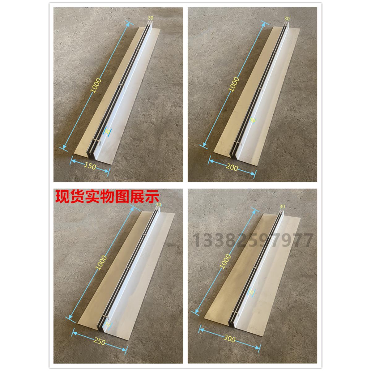 定制304不锈钢线性排水沟盖板弧形直型格栅缝隙式雨水篦子现货201