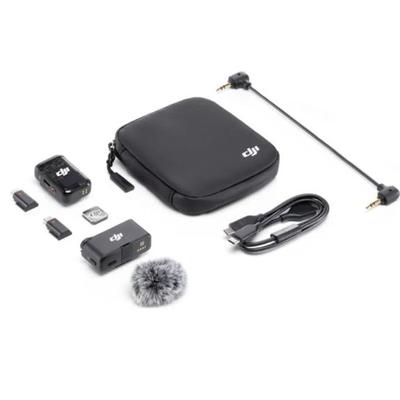 原装大疆Mic2麦克风配件发射器接收器充电盒手机转接连接头音频线