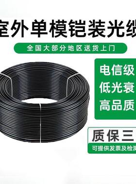 4芯光缆室外单模GYXTW6芯8芯12芯铠装户外光纤线GYTS-24芯光缆线