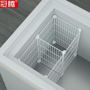 冰柜分层置物架内部饮料雪糕隔断冰柜台阶小尺寸冷柜分类架收纳篮