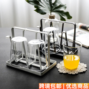 水杯架家用收纳杯子架倒挂置物架创意挂架沥水架杯架