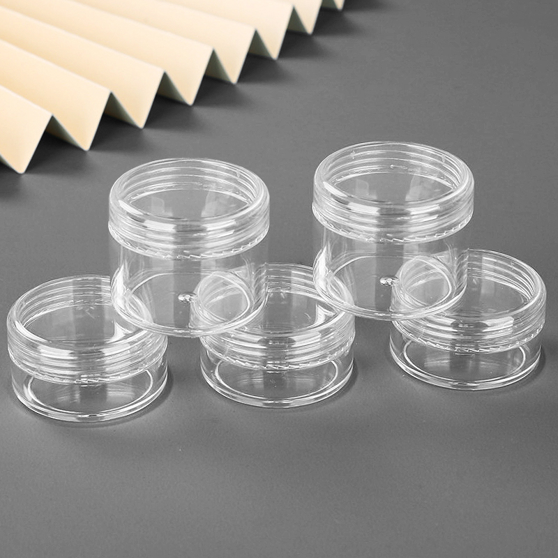 T分装瓶/膏霜瓶B1zoq001-带盖透明面霜分装瓶乳液小瓶子空盒便携