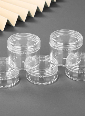 T分装瓶/膏霜瓶B1zoq001-带盖透明面霜分装瓶乳液小瓶子空盒便携