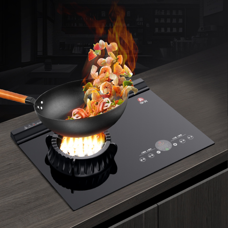 华火3000W电火灶APP蓝牙操控电燃灶电焰灶家用公寓猛火炒菜触摸式