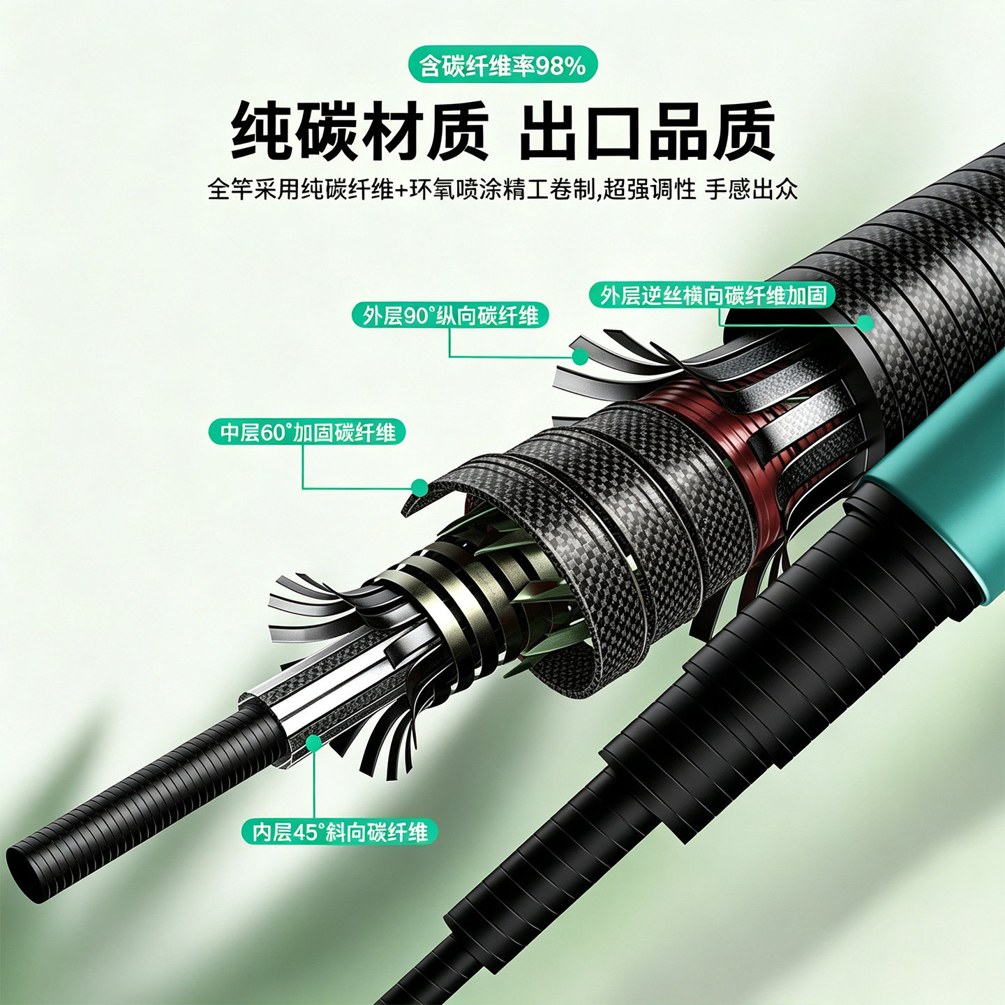 短节儿童鱼竿溪流竿迷你
