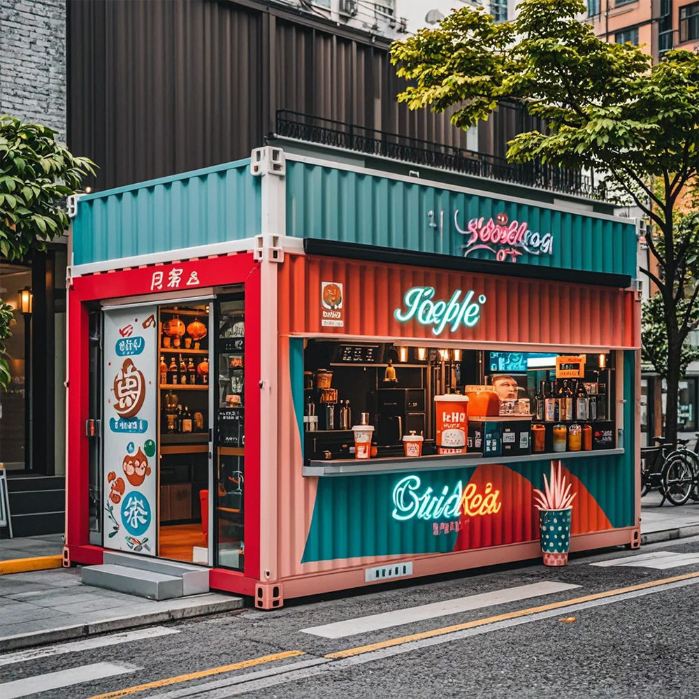 集装箱房屋网红商业街移动双层商铺服装店咖啡店售卖店商铺