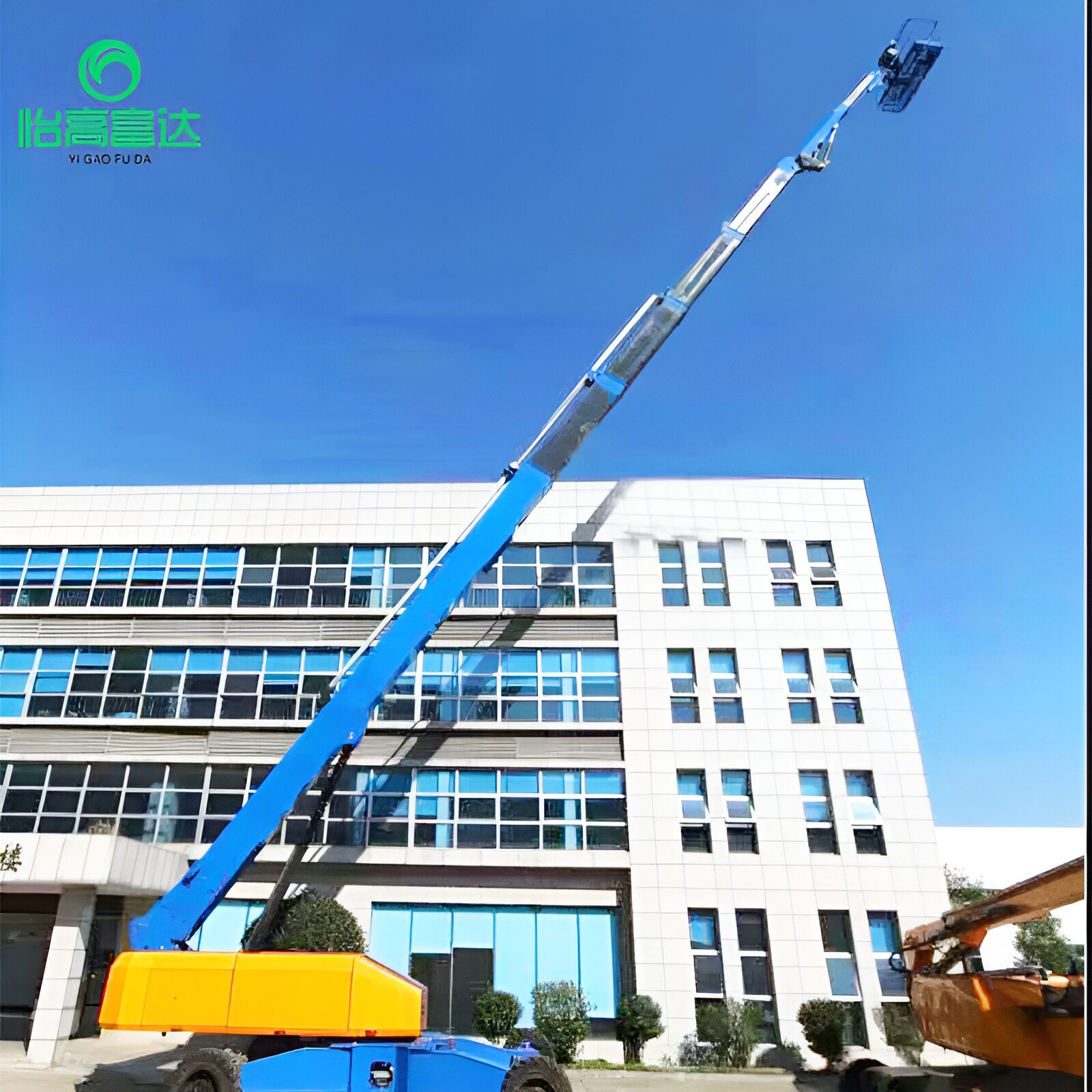 直臂式升降机移动式高空作业平台23米伸缩式高空作业车维修路灯车