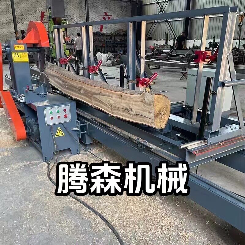简易木工推台锯推台锯价格圆木推台锯模板多片锯方木多片锯配件
