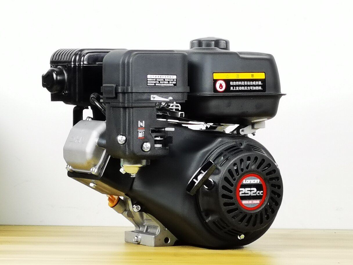 重庆隆鑫252cc汽油动力发动机175f-2机头船用挂打药喷涂漆4.8kw