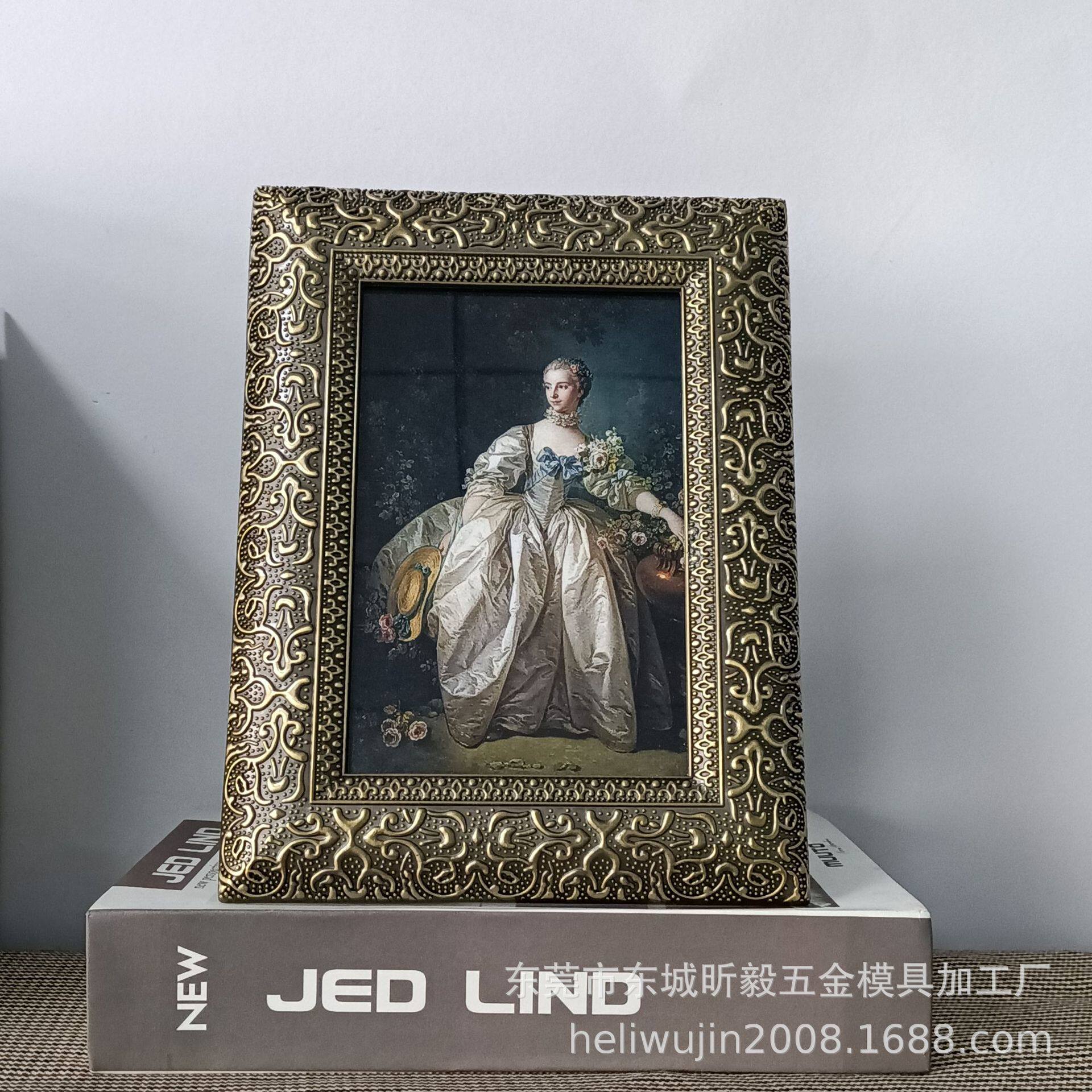 欧式金属相框,影楼相框,金属相框,儿童相框,样板间摆台