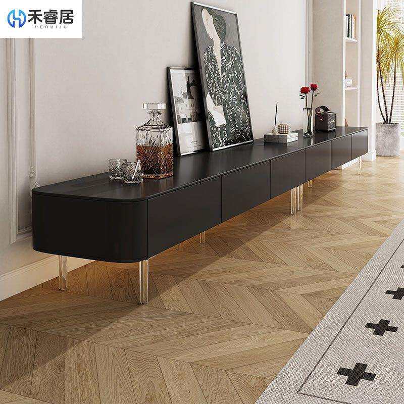 法式复古实木电视柜客厅小户型地柜2026新款高级感电视柜茶几组合