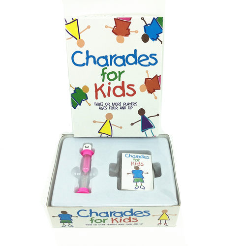 学校课堂英语教具儿童比画猜词猜字谜卡牌游戏Charades for kids