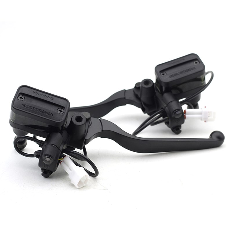 赛鸽黑骑士电动车碟刹上泵B2B3E10刹车泵手把防水断电开关上泵