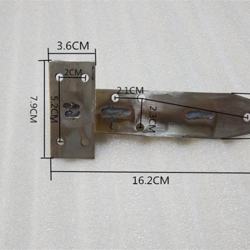 商用炉具配件不锈钢90度合页蒸饭柜冷库冷柜铰链焊接门铰焊钢门较