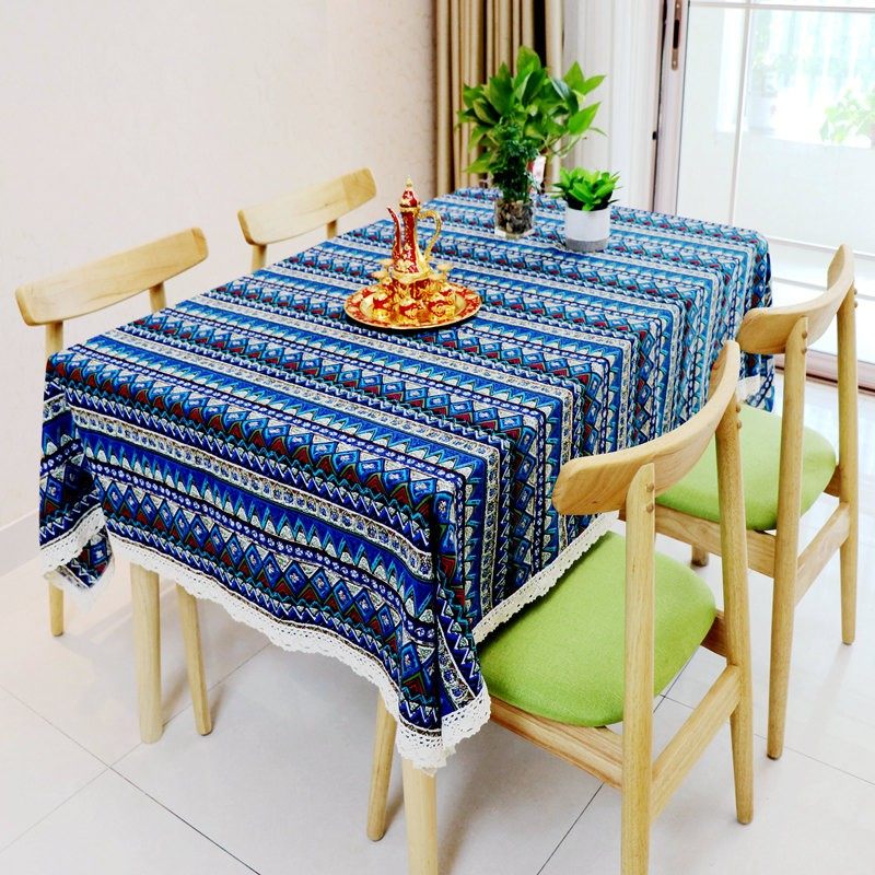 东南亚民族风桌布棉麻餐桌布艺异域风情酒吧台布花边茶几布可定做,居家布艺,桌布,淘宝优惠券,粉丝福利购,淘宝优惠卷