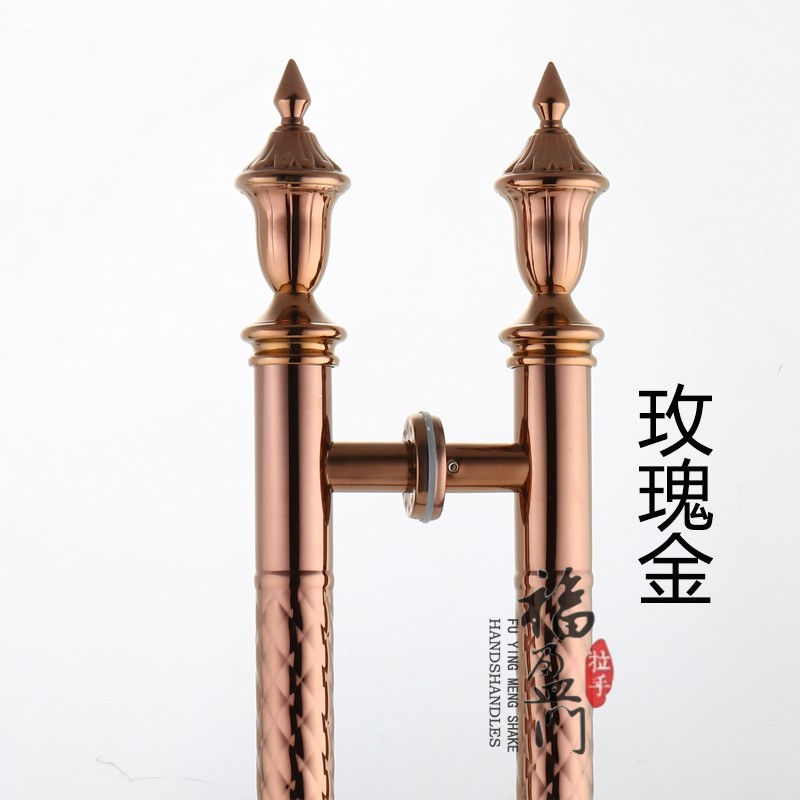 拉手欧式 仿古豪华酒店KTV大门木门把手古铜不锈钢 玻璃门拉手