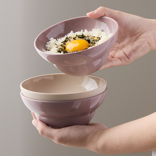 米立风物酸奶碗米饭碗家用2025新款陶瓷碗个人专用甜品碗盘碟套装
