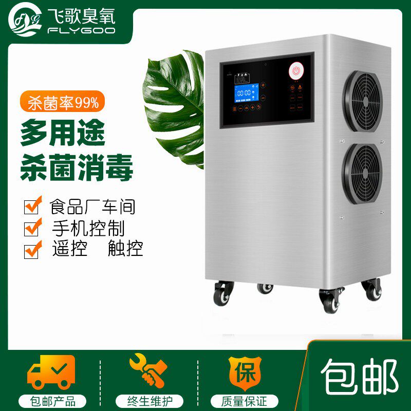 20G臭氧发生器飞歌臭氧消毒机1纯矿泉水处理移动式食品车间养殖