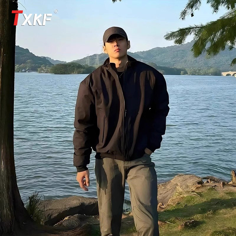 高端三防飞行夹克男外套男士2025新款秋冬季加厚短款棒球棉服男款