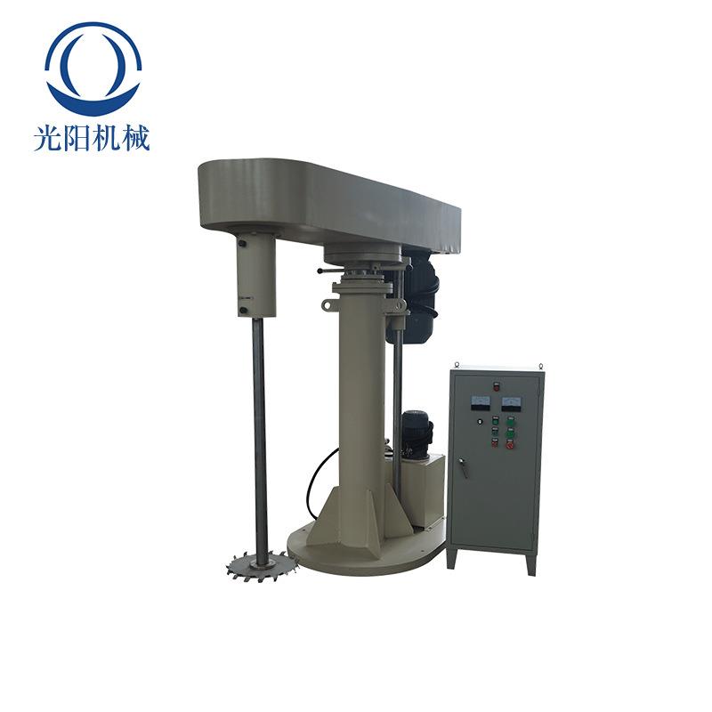 电动液压升降实验室高速分散机乳胶涂料颜料化妆品液体搅拌机