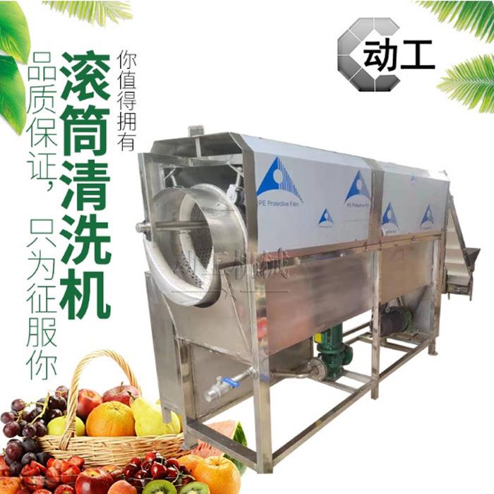 红薯毛刷清洗设备商用咸菜卤菜包装袋清洗机工业苹果洗果机