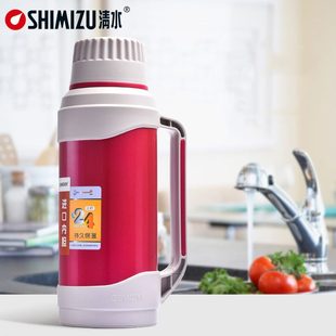 清水热水瓶家用不锈钢保温瓶玻璃内胆开水瓶办公暖水瓶学生用暖壶