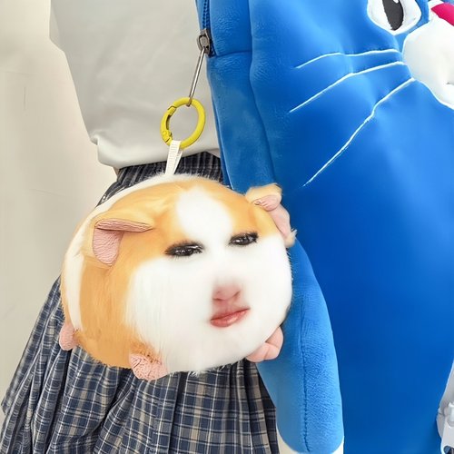 荷兰猪发声录音玩偶毛绒挂件礼物