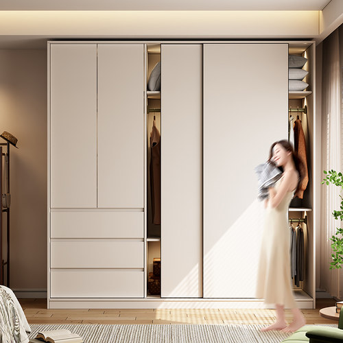 兔宝宝板材衣柜家用卧室现代简约