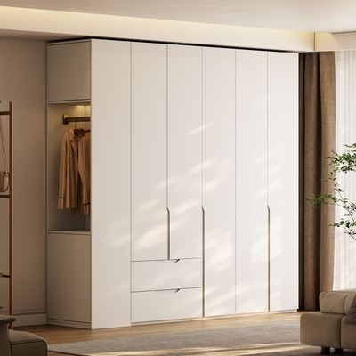 兔宝宝实木衣柜家用卧室可定制