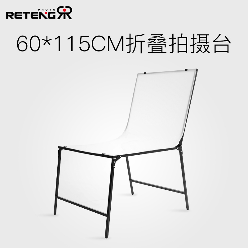 摄影折叠式60*115/70*140CM专业静物拍摄台柔光影棚道具拍照桌子