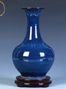 威弗列德景插花装饰赏瓶瓷器德镇陶瓷花瓶客厅电视柜博古架摆件
