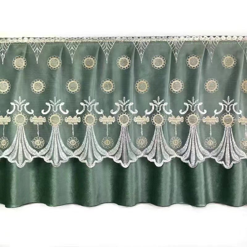 加宽40厘米沙发垫裙边蕾丝花边窗帘帘头辅料床边炕罩边桌台布边