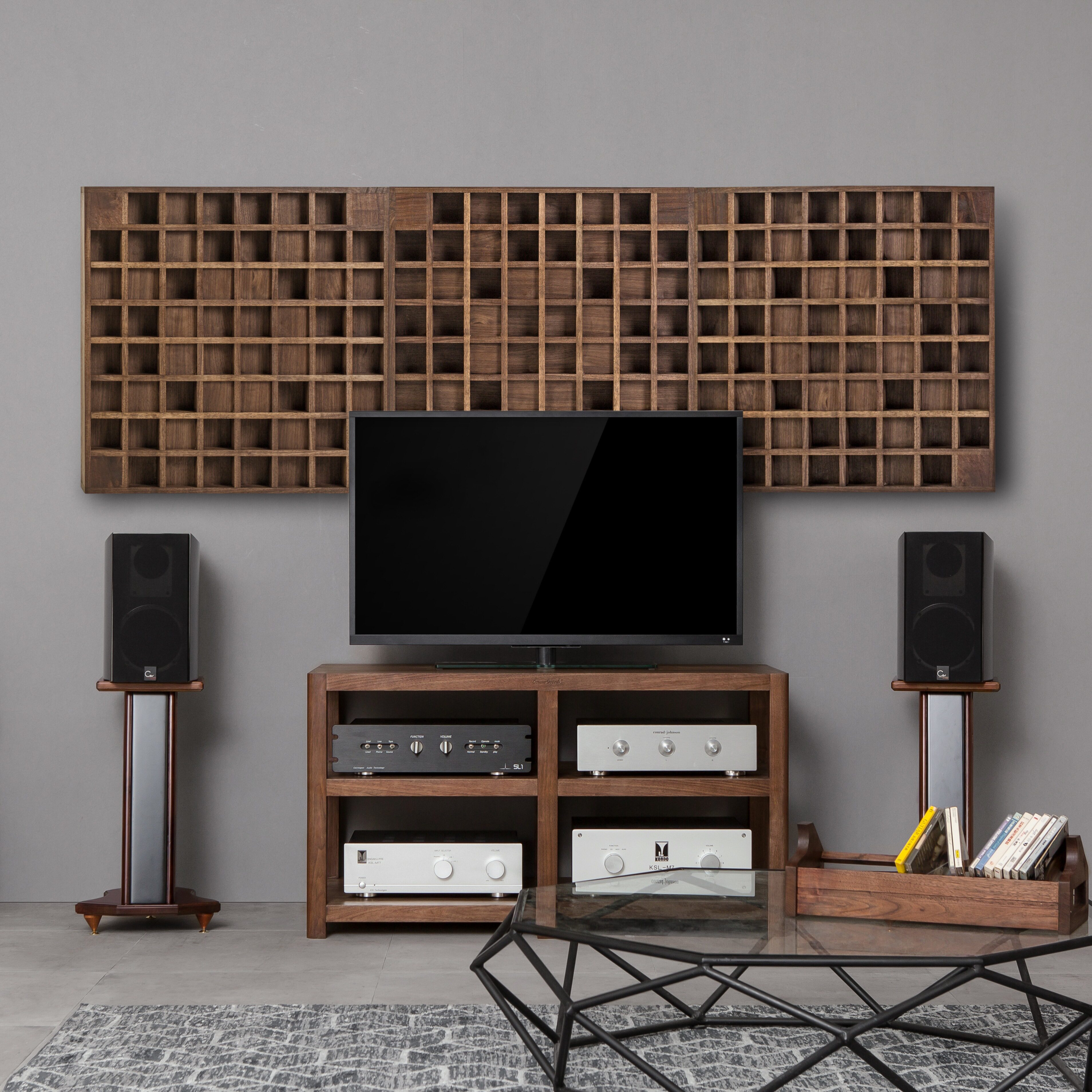 GRAMOSOUND/歌摩生全实木音响机架功放架子专业设备柜子器材机架