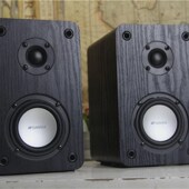 山水HIFI无源音响木质手工箱体3寸人声毒音复磁金刚喇叭5.1环绕箱